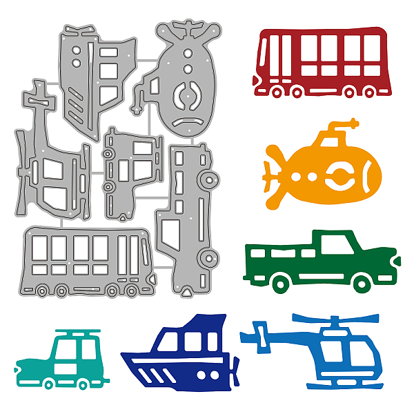 PandaHall GLOBLELAND 6Pcs Transportation Vehicle Cutting Dies Metal Weird Transport Car Ship Die Cuts Embossing Stencils Template for Paper...
PandaHall GLOBLELAND 6Pcs Transportation Vehicle Cutting Dies Metal Weird Transport Car Ship Die Cuts Embossing Stencils Template for Paper...