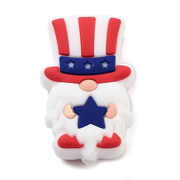 PandaHall Independence Day Theme Silicone Beads, Dwarf, 29x18x8mm, Hole: 2mm Silicone Human White
PandaHall Independence Day Theme Silicone Beads, Dwarf, 29x18x8mm, Hole: 2mm Silicone Human White