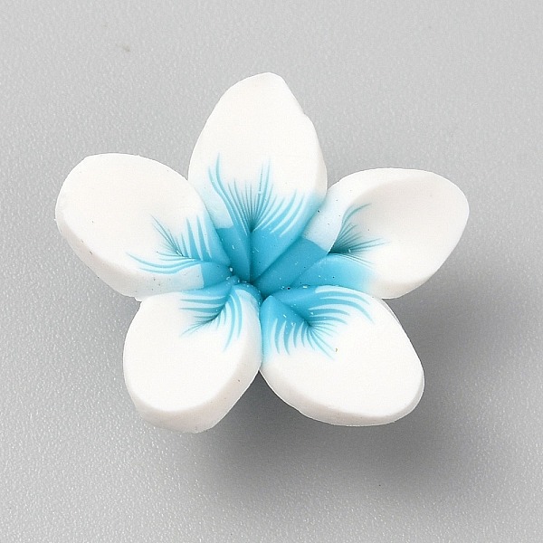 PandaHall Handmade Polymer Clay Beads, Flower, Sky Blue, 5~6x17.5~18x17.5~18mm, Hole: 1mm Polymer Clay Flower
PandaHall Handmade Polymer Clay Beads, Flower, Sky Blue, 5~6x17.5~18x17.5~18mm, Hole: 1mm Polymer Clay Flower