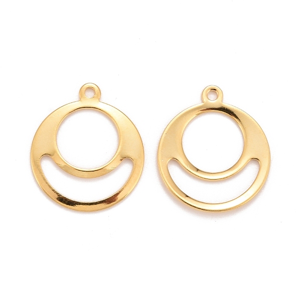 PandaHall 201 Stainless Steel Pendants, Round Ring, Real 24k Gold Plated, 18.5x16x1.2mm, Hole: 1.4mm 201 Stainless Steel Others
PandaHall 201 Stainless Steel Pendants, Round Ring, Real 24k Gold Plated, 18.5x16x1.2mm, Hole: 1.4mm 201 Stainless Steel Others