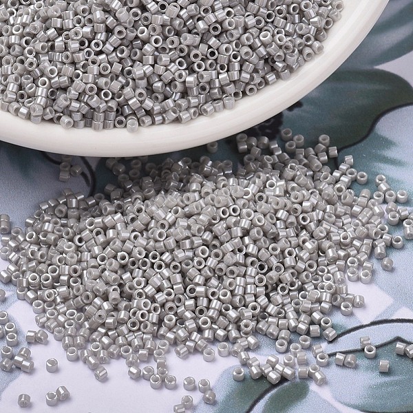 PandaHall MIYUKI Delica Beads, Cylinder, Japanese Seed Beads, 11/0, (DB1538) Opaque Light Smoke Ceylon, 1.3x1.6mm, Hole: 0.8mm, about..., Gray
PandaHall MIYUKI Delica Beads, Cylinder, Japanese Seed Beads, 11/0, (DB1538) Opaque Light Smoke Ceylon, 1.3x1.6mm, Hole: 0.8mm, about..., Gray