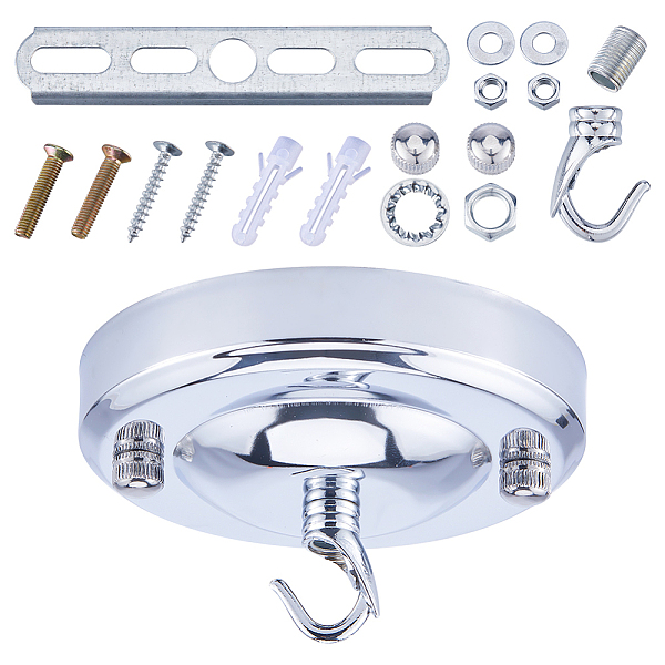 PandaHall GORGECRAFT 104x26mm Light Canopy Kit Platinum Vintage Chandelier Canopy Flat Round Iron Ceiling Canopy Kit with Screws&Hanger..., Black
PandaHall GORGECRAFT 104x26mm Light Canopy Kit Platinum Vintage Chandelier Canopy Flat Round Iron Ceiling Canopy Kit with Screws&Hanger..., Black