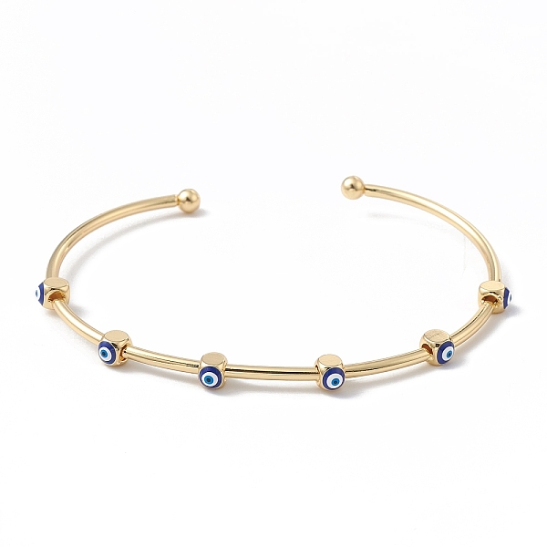 PandaHall Brass Cuff Bangles, Enamel Evil Eye Open Bangles for Women, Real 18K Gold Plated, Blue, Inner Diameter: 2-1/2 inch(6.5cm) Brass...
PandaHall Brass Cuff Bangles, Enamel Evil Eye Open Bangles for Women, Real 18K Gold Plated, Blue, Inner Diameter: 2-1/2 inch(6.5cm) Brass...