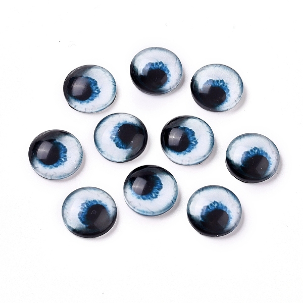 PandaHall Glass Cabochons, Half Round/Dome with Animal Eye Pattern, Colorful, 9.9x3.9mm Glass Other Animal
PandaHall Glass Cabochons, Half Round/Dome with Animal Eye Pattern, Colorful, 9.9x3.9mm Glass Other Animal