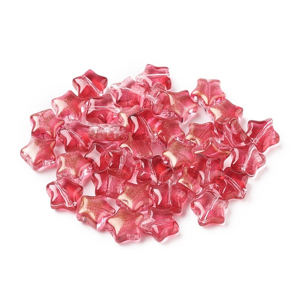 PandaHall Electroplate Glass Beads, Star, Red, 8.5x8.5x4mm, Hole: 1mm Glass Star Red
PandaHall Electroplate Glass Beads, Star, Red, 8.5x8.5x4mm, Hole: 1mm Glass Star Red