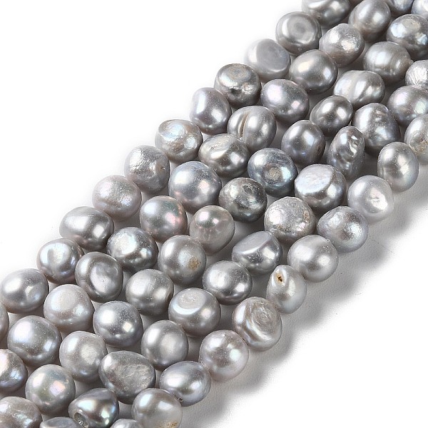 PandaHall Natural Cultured Freshwater Pearl Beads Strands, Dyed, Two Sides Polished, Gray, 8~10x9~11x6~7mm, Hole: 0.5mm, about 42pcs/strand...
PandaHall Natural Cultured Freshwater Pearl Beads Strands, Dyed, Two Sides Polished, Gray, 8~10x9~11x6~7mm, Hole: 0.5mm, about 42pcs/strand...