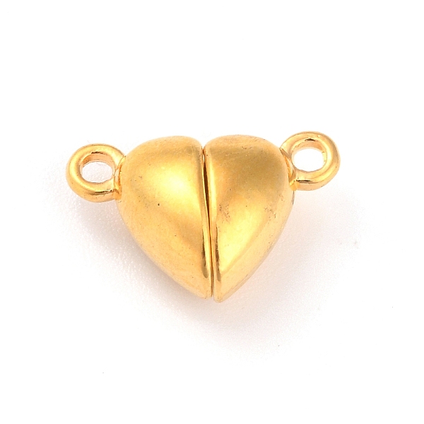 PandaHall Alloy Magnetic Clasps, Heart, Golden, 15x9.5x6mm, Hole: 1.5mm Alloy Heart
PandaHall Alloy Magnetic Clasps, Heart, Golden, 15x9.5x6mm, Hole: 1.5mm Alloy Heart