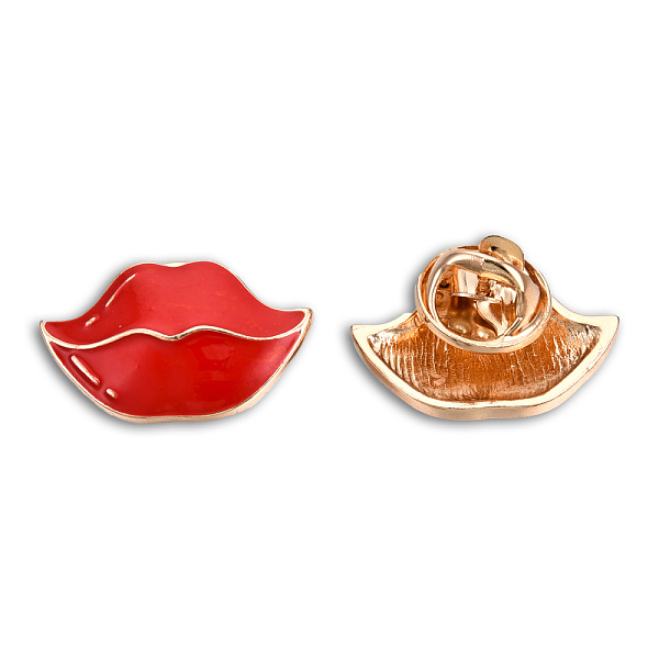 PandaHall Lip Shape Enamel Pin, Light Gold Plated Alloy Fashion Badge for Backpack Clothes, Nickel Free & Lead Free, Red, 14x22.5mm...
PandaHall Lip Shape Enamel Pin, Light Gold Plated Alloy Fashion Badge for Backpack Clothes, Nickel Free & Lead Free, Red, 14x22.5mm...