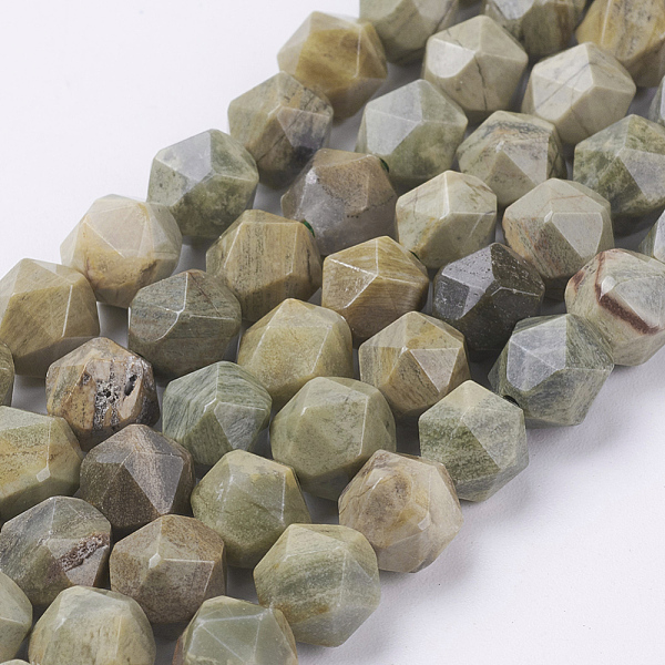 PandaHall Natural Silver Leaf Jasper Beads Strands, Faceted, Round, 8x7mm, Hole: 1mm, about 49pcs/strand, 15.3 inch(39cm) Silver Leaf Jasper...
PandaHall Natural Silver Leaf Jasper Beads Strands, Faceted, Round, 8x7mm, Hole: 1mm, about 49pcs/strand, 15.3 inch(39cm) Silver Leaf Jasper...