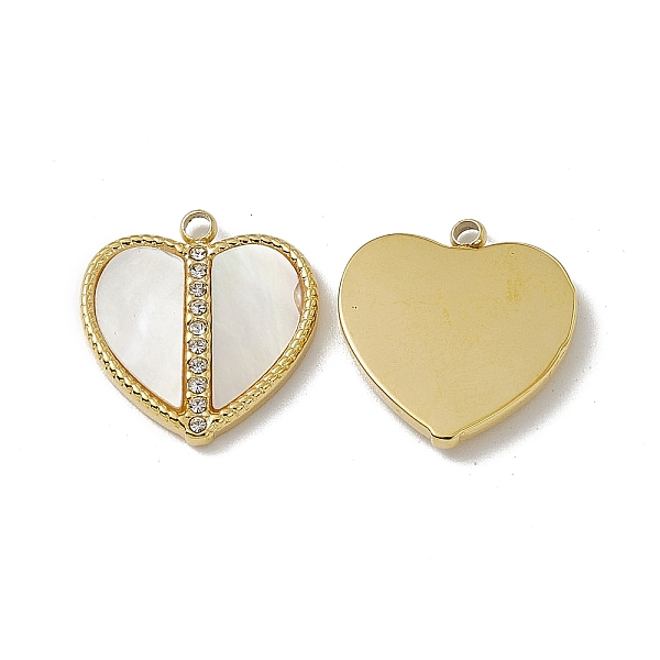 PandaHall Shell Pendants, Heart Charms, with Vacuum Plating 201 Stainless Steel Crystal Rhinestone Findings, Real 18K Gold Plated, 16x15x2mm...
PandaHall Shell Pendants, Heart Charms, with Vacuum Plating 201 Stainless Steel Crystal Rhinestone Findings, Real 18K Gold Plated, 16x15x2mm...