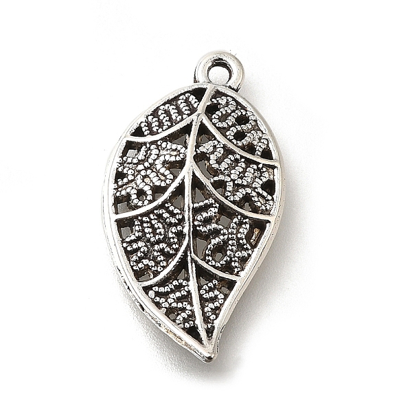 PandaHall Tibetan Style Alloy Pendants, Cadmium Free & Lead Free, Leaf, Antique Silver, 25x13x3mm, Hole: 1.4mm, about 420pcs/500g Alloy Leaf
PandaHall Tibetan Style Alloy Pendants, Cadmium Free & Lead Free, Leaf, Antique Silver, 25x13x3mm, Hole: 1.4mm, about 420pcs/500g Alloy Leaf