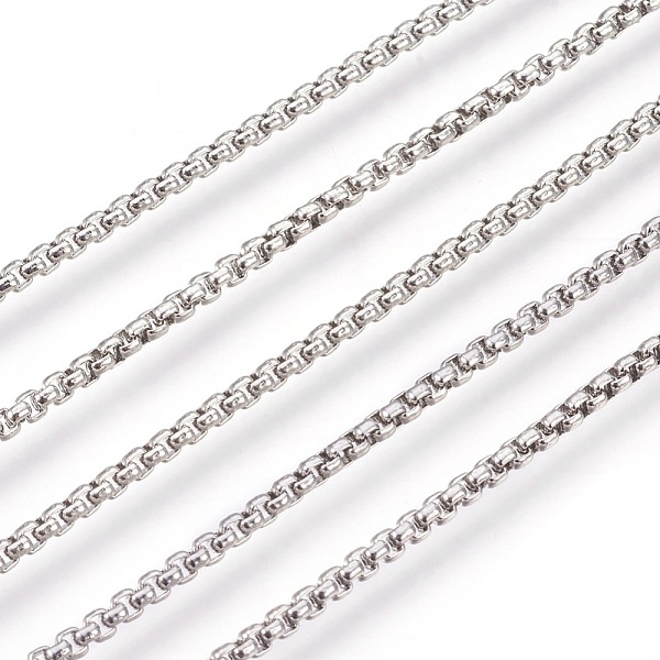 PandaHall 3.28 Feet 304 Stainless Steel Box Chains, Unwelded, Stainless Steel Color, 2mm 304 Stainless Steel
PandaHall 3.28 Feet 304 Stainless Steel Box Chains, Unwelded, Stainless Steel Color, 2mm 304 Stainless Steel