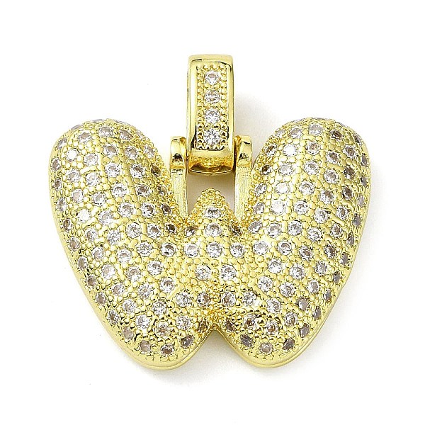 PandaHall Brass Micro Pave Clear Cubic Zirconia Pendants, Real 18K Gold Plated, Letter W, 24.5mm, Hole: 4.8x3.5mm, Pendant: 19.5x24.5x5mm...
PandaHall Brass Micro Pave Clear Cubic Zirconia Pendants, Real 18K Gold Plated, Letter W, 24.5mm, Hole: 4.8x3.5mm, Pendant: 19.5x24.5x5mm...