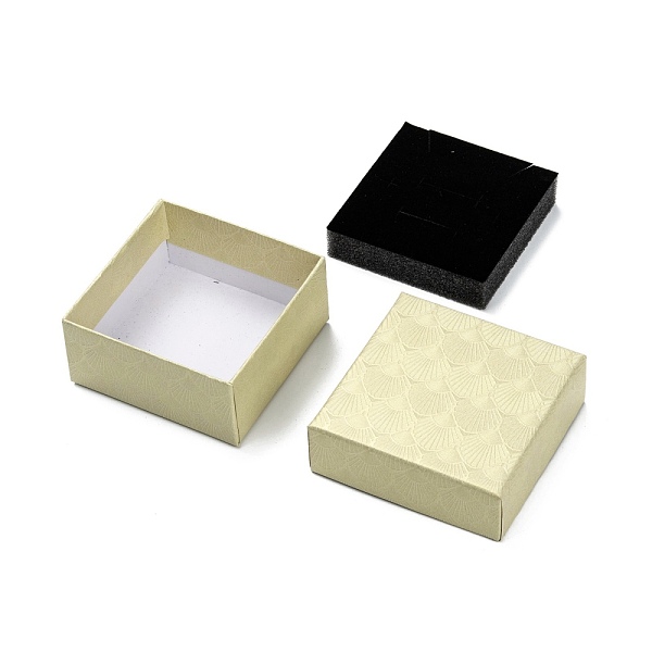 PandaHall Cardboard Gift Box Jewelry Set Box, for Necklace, Bracelets, with Black Sponge Inside, Square, Light Yellow, 7.5x7.5x3.6cm, Inner...
PandaHall Cardboard Gift Box Jewelry Set Box, for Necklace, Bracelets, with Black Sponge Inside, Square, Light Yellow, 7.5x7.5x3.6cm, Inner...