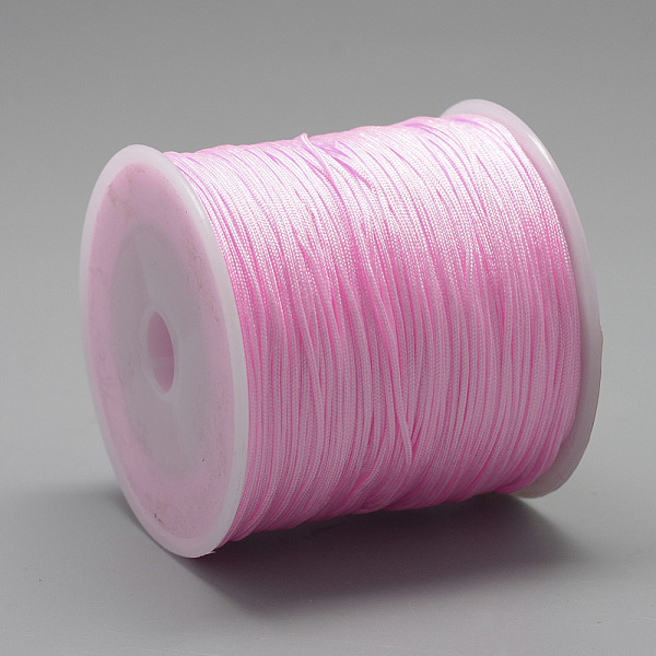 PandaHall Nylon Thread, Chinese Knotting Cord, Pink, 0.8mm, about 109.36 yards(100m)/roll Nylon Pink
PandaHall Nylon Thread, Chinese Knotting Cord, Pink, 0.8mm, about 109.36 yards(100m)/roll Nylon Pink