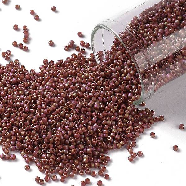 PandaHall TOHO Round Seed Beads, Japanese Seed Beads, (2641F) Semi Glazed Rainbow Orange, 15/0, 1.5mm, Hole: 0.7mm, about 3000pcs/bottle...
PandaHall TOHO Round Seed Beads, Japanese Seed Beads, (2641F) Semi Glazed Rainbow Orange, 15/0, 1.5mm, Hole: 0.7mm, about 3000pcs/bottle...