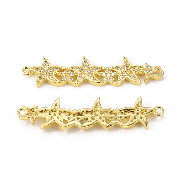 PandaHall Brass Micro Pave Clear Cubic Zirconia Connector Charms, Starfish Links, Golden, 9x40x2.5mm, Hole: 1.2mm Brass+Cubic Zirconia...
PandaHall Brass Micro Pave Clear Cubic Zirconia Connector Charms, Starfish Links, Golden, 9x40x2.5mm, Hole: 1.2mm Brass+Cubic Zirconia...