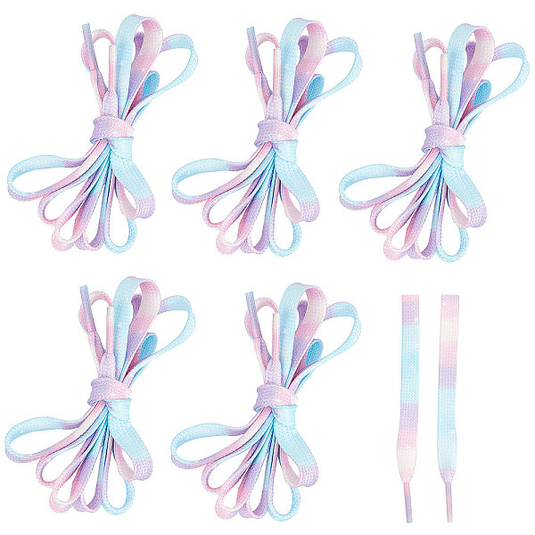 PandaHall Gorgecraft 3 Pairs 3 Style Tie-Dye Style Flat Smooth Polyester Shoelaces, with Plastic Aglets, for Shoe Accessories, Plum..., Purple
PandaHall Gorgecraft 3 Pairs 3 Style Tie-Dye Style Flat Smooth Polyester Shoelaces, with Plastic Aglets, for Shoe Accessories, Plum..., Purple