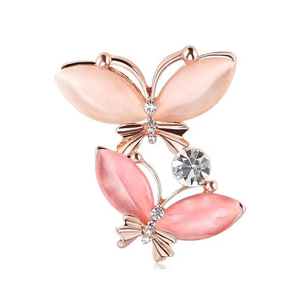 PandaHall Alloy Rhinestone Brooch, with Cat Eye, Butterfly, Light Salmon, 33x33mm Alloy Butterfly Clear
PandaHall Alloy Rhinestone Brooch, with Cat Eye, Butterfly, Light Salmon, 33x33mm Alloy Butterfly Clear
