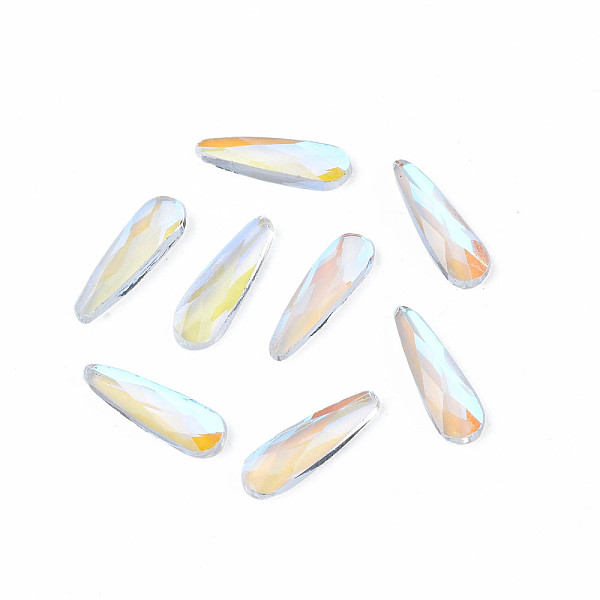 PandaHall Glass Rhinestone Cabochons, Nail Art Decoration Accessories, Faceted, Teardrop, Clear AB, 10x3x1.5mm Glass Teardrop White
PandaHall Glass Rhinestone Cabochons, Nail Art Decoration Accessories, Faceted, Teardrop, Clear AB, 10x3x1.5mm Glass Teardrop White