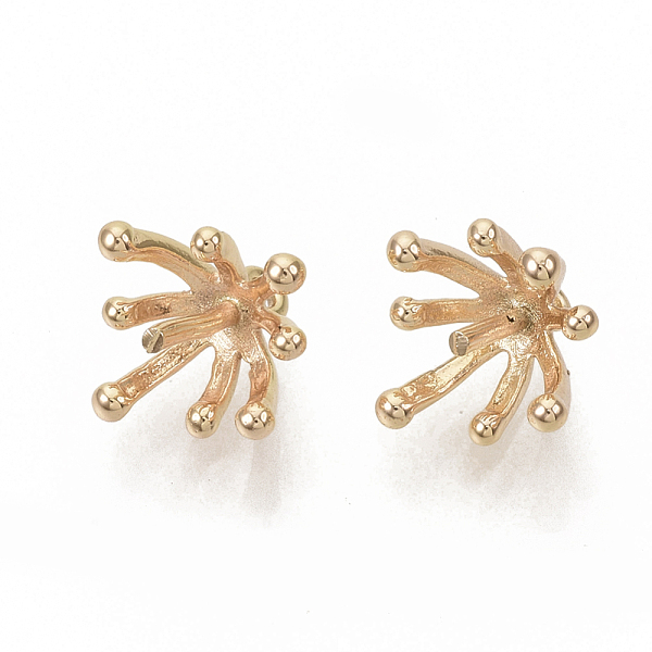 PandaHall Brass Peg Bails Charms, Nickel Free, For Half Drilled Beads, Real 18K Gold Plated, 8.5~10x11x10.5mm, Hole: 1.2mm Brass
PandaHall Brass Peg Bails Charms, Nickel Free, For Half Drilled Beads, Real 18K Gold Plated, 8.5~10x11x10.5mm, Hole: 1.2mm Brass