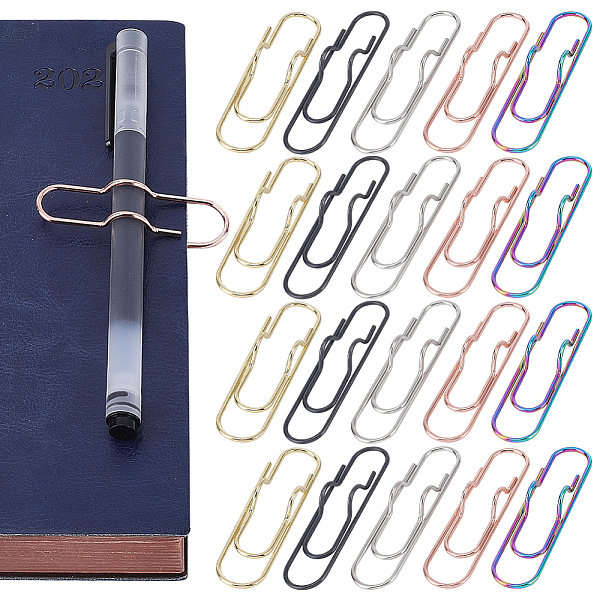PandaHall CRASPIRE 20Pcs 5 Colors Metal Pen Clips Stainless Steel Pen Holder Clips Paper Clips Pen Holder Oval for Notebooks Journal Planner...
PandaHall CRASPIRE 20Pcs 5 Colors Metal Pen Clips Stainless Steel Pen Holder Clips Paper Clips Pen Holder Oval for Notebooks Journal Planner...