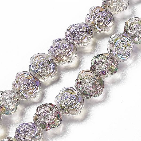 PandaHall Electroplate Glass Beads Strands, Half Rainbow Plated, Rose, Rosy Brown, 12.5x14x9mm, Hole: 1mm, about 55pcs/strand, 25.98''(66cm)...
PandaHall Electroplate Glass Beads Strands, Half Rainbow Plated, Rose, Rosy Brown, 12.5x14x9mm, Hole: 1mm, about 55pcs/strand, 25.98''(66cm)...