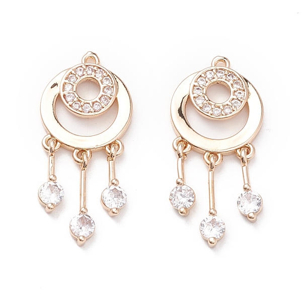 PandaHall Brass Micro Pave Clear Cubic Zirconia Pendants, Woven Net/Web with Feather, Light Gold, 30x14x2.5mm, Hole: 1.2mm Brass+Cubic...
PandaHall Brass Micro Pave Clear Cubic Zirconia Pendants, Woven Net/Web with Feather, Light Gold, 30x14x2.5mm, Hole: 1.2mm Brass+Cubic...