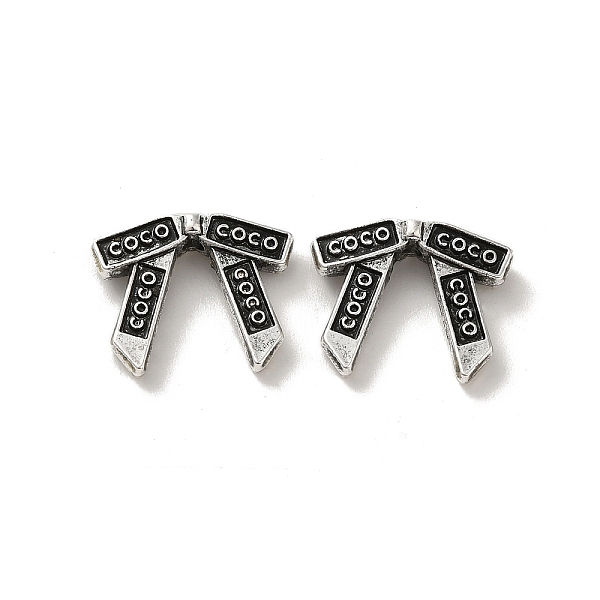 PandaHall Tibetan Style Alloy Beads, Cadmium Free & Lead Free, Bowknot, Antique Silver, 13.5x16.5x4.5mm, Hole: 1.6mm, about 694pcs/1000g...
PandaHall Tibetan Style Alloy Beads, Cadmium Free & Lead Free, Bowknot, Antique Silver, 13.5x16.5x4.5mm, Hole: 1.6mm, about 694pcs/1000g...