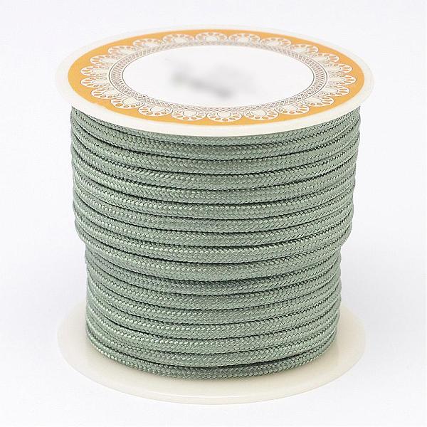 PandaHall Braided Polyester Cords, Round, Dark Sea Green, 3mm, about 8.74 yards(8m)/roll Polyester Green
PandaHall Braided Polyester Cords, Round, Dark Sea Green, 3mm, about 8.74 yards(8m)/roll Polyester Green