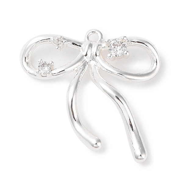 PandaHall Brass Micro Pave Clear Cubic Zirconia Pendants, Bowknot, 925 Sterling Silver Plated, 20.5x18.5x2mm, Hole: 1mm Brass+Cubic Zirconia...
PandaHall Brass Micro Pave Clear Cubic Zirconia Pendants, Bowknot, 925 Sterling Silver Plated, 20.5x18.5x2mm, Hole: 1mm Brass+Cubic Zirconia...