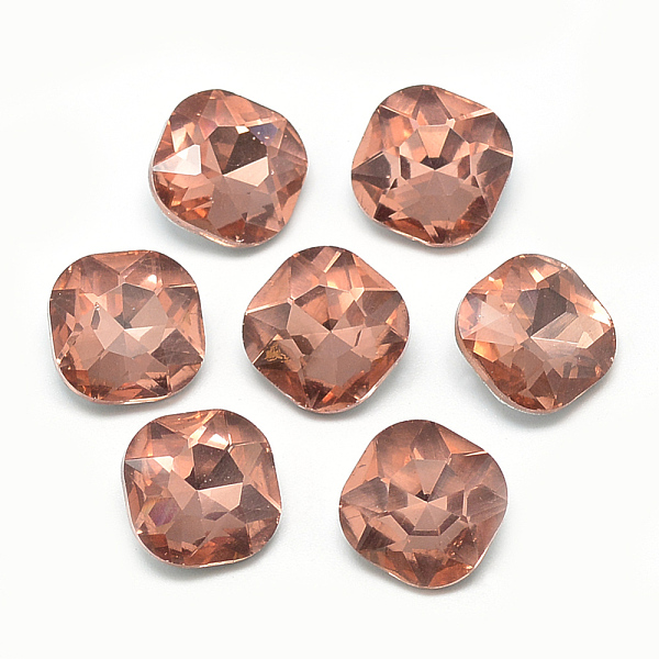 PandaHall Pointed Back Glass Rhinestone Cabochons, Faceted, Back Plated, Square, Dark Salmon, 10x10x4.5mm Glass Rhinestone Square Red
PandaHall Pointed Back Glass Rhinestone Cabochons, Faceted, Back Plated, Square, Dark Salmon, 10x10x4.5mm Glass Rhinestone Square Red