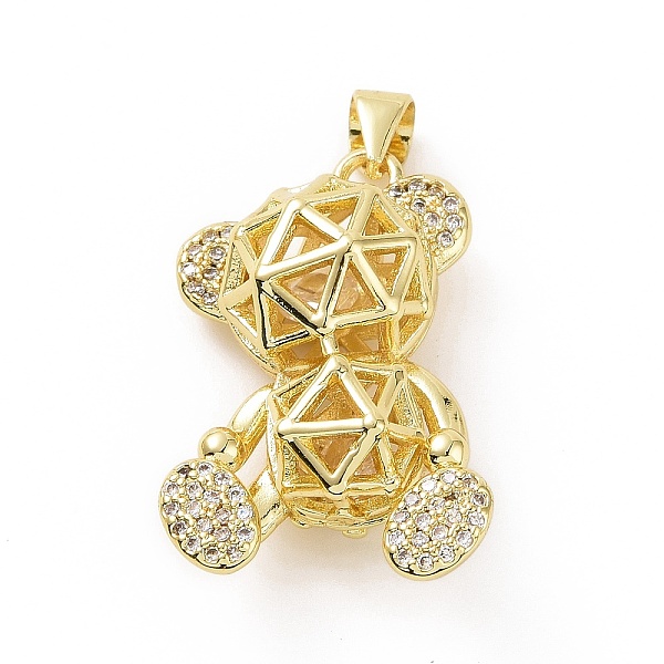 PandaHall Brass Micro Pave Cubic Zirconia Pendants, 3D Origami Bear Charm, Golden, Clear, 32x18x10mm, Hole: 5x4mm Brass+Cubic Zirconia Bear...
PandaHall Brass Micro Pave Cubic Zirconia Pendants, 3D Origami Bear Charm, Golden, Clear, 32x18x10mm, Hole: 5x4mm Brass+Cubic Zirconia Bear...
