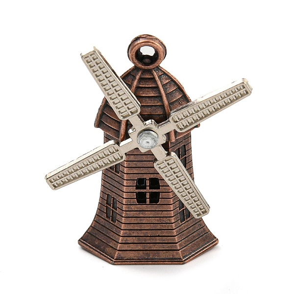 PandaHall Tibetan Style Alloy Pendants, Windmill, Cadmium Free & Lead Free, Red Copper, 43x28x12.5mm, Hole: 2mm Alloy Others
PandaHall Tibetan Style Alloy Pendants, Windmill, Cadmium Free & Lead Free, Red Copper, 43x28x12.5mm, Hole: 2mm Alloy Others