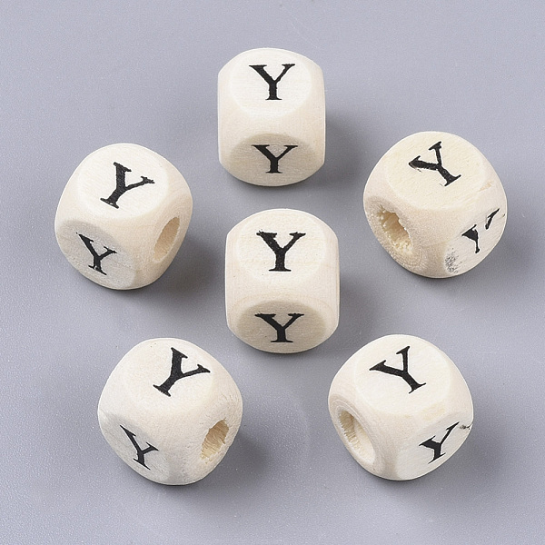 PandaHall Printed Natural Wood Beads, Horizontal Hole, Cube with Initial Letter, PapayaWhip, Letter.Y, 10x10x10mm, Hole: 3.5mm, about..., Orange
PandaHall Printed Natural Wood Beads, Horizontal Hole, Cube with Initial Letter, PapayaWhip, Letter.Y, 10x10x10mm, Hole: 3.5mm, about..., Orange