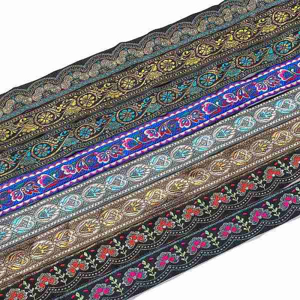 PandaHall Ethnic Style Embroidery Polyester Ribbons, Jacquard Ribbon, Tyrolean Ribbon, with Flower Patttern, Garment Accessories, Mixed..., Multicolor
PandaHall Ethnic Style Embroidery Polyester Ribbons, Jacquard Ribbon, Tyrolean Ribbon, with Flower Patttern, Garment Accessories, Mixed..., Multicolor