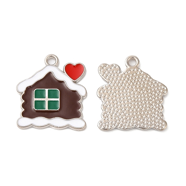 PandaHall Christmas Alloy Enamel Pendants, Platinum, House, 17x15x1mm, Hole: 1.4mm Alloy+Enamel House
PandaHall Christmas Alloy Enamel Pendants, Platinum, House, 17x15x1mm, Hole: 1.4mm Alloy+Enamel House