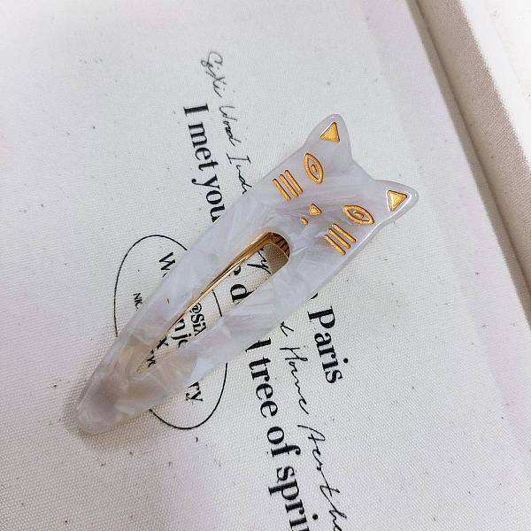 PandaHall Cat Shape Cellulose Acetate(Resin) Alligator Hair Clips, Hair Accessories for Girls Women, Gainsboro, 73mm Cellulose Acetate Cat..., Gray
PandaHall Cat Shape Cellulose Acetate(Resin) Alligator Hair Clips, Hair Accessories for Girls Women, Gainsboro, 73mm Cellulose Acetate Cat..., Gray