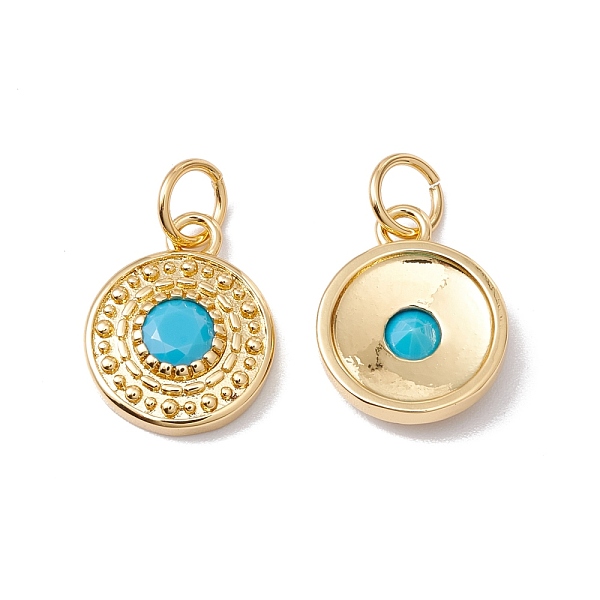 PandaHall Rack Plating Brass Micro Pave Deep Sky Blue Cubic Zirconia Pendants, with Jump Ring, Cadmium Free & Nickel Free & Lead Free, Flat...
PandaHall Rack Plating Brass Micro Pave Deep Sky Blue Cubic Zirconia Pendants, with Jump Ring, Cadmium Free & Nickel Free & Lead Free, Flat...