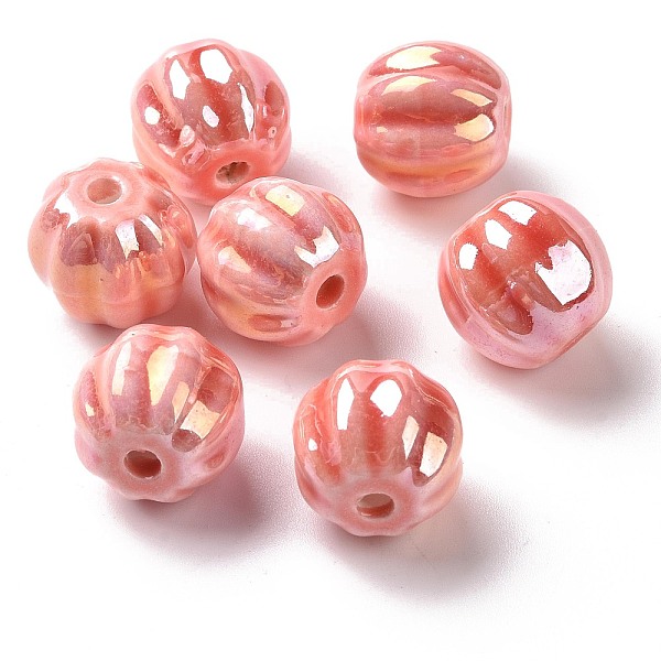 PandaHall Handmade Pearlized Porcelain Beads, Pearlized, Pumpkin, Salmon, 13x12mm, Hole: 2mm Porcelain Pumpkin Red
PandaHall Handmade Pearlized Porcelain Beads, Pearlized, Pumpkin, Salmon, 13x12mm, Hole: 2mm Porcelain Pumpkin Red