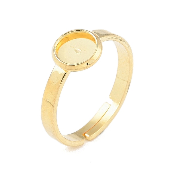 PandaHall 304 Stainless Steel Adjustable Ring Components, Bezel Cup Ring Settings, Round, Real 18K Gold Plated, Inner Diameter: 17mm, Tray...
PandaHall 304 Stainless Steel Adjustable Ring Components, Bezel Cup Ring Settings, Round, Real 18K Gold Plated, Inner Diameter: 17mm, Tray...