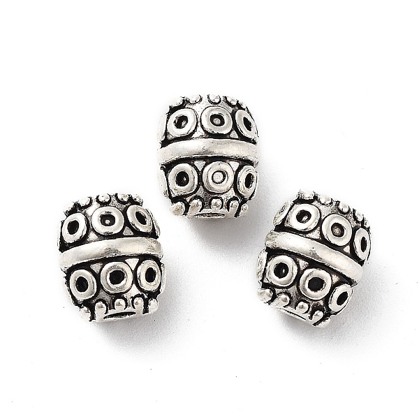 PandaHall Tibetan Style Alloy Beads, Cadmium Free & Lead Free, Barrel, Antique Silver, 7x8.5mm, Hole: 1.8mm Alloy Barrel
PandaHall Tibetan Style Alloy Beads, Cadmium Free & Lead Free, Barrel, Antique Silver, 7x8.5mm, Hole: 1.8mm Alloy Barrel
