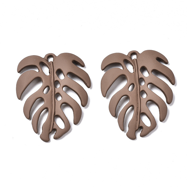 PandaHall Spray Painted Alloy Pendants, Tropical Leaf Charms, Cadmium Free & Lead Free, Monstera Leaf, Saddle Brown, 34.5x26.5x4mm, Hole...
PandaHall Spray Painted Alloy Pendants, Tropical Leaf Charms, Cadmium Free & Lead Free, Monstera Leaf, Saddle Brown, 34.5x26.5x4mm, Hole...