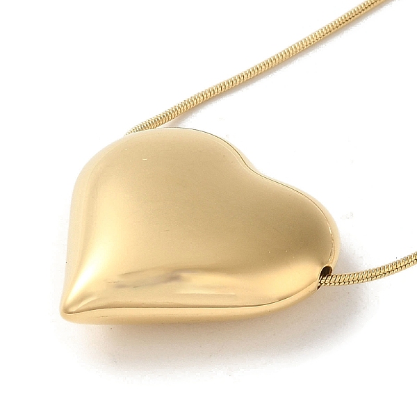 PandaHall Vacuum Plating 304 Stainless Steel Snake Chain Necklaces, Pendant Necklaces, Heart, 16.34 inch(41.5cm), Pendant: 25x25mm 304...
PandaHall Vacuum Plating 304 Stainless Steel Snake Chain Necklaces, Pendant Necklaces, Heart, 16.34 inch(41.5cm), Pendant: 25x25mm 304...