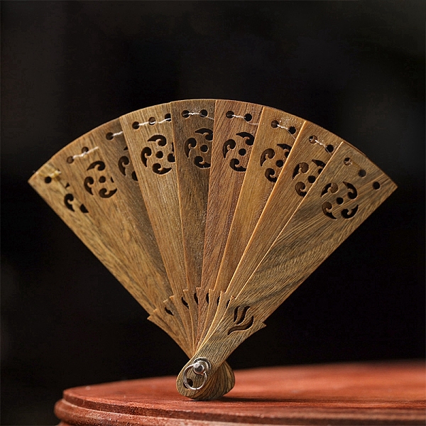 PandaHall Hollow Verawood Folding Fan, Mini Fan Key Ring Pendant, for Party Wedding Dancing Decoration, Dark Goldenrod, 73x100mm Wood Fan
PandaHall Hollow Verawood Folding Fan, Mini Fan Key Ring Pendant, for Party Wedding Dancing Decoration, Dark Goldenrod, 73x100mm Wood Fan