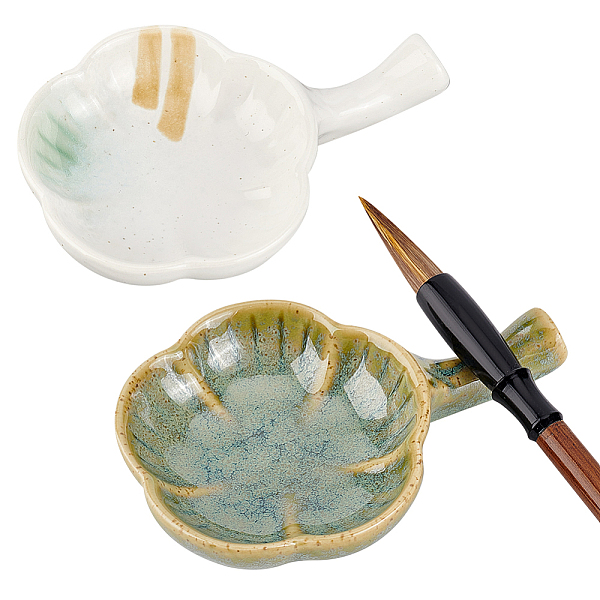 PandaHall PH 2pcs Ceramic Ink Plate Porcelain Ink Dish with Handle Chinese Calligraphy Painting Brush Holder Paint Pallets Flower Shape..., Multicolor
PandaHall PH 2pcs Ceramic Ink Plate Porcelain Ink Dish with Handle Chinese Calligraphy Painting Brush Holder Paint Pallets Flower Shape..., Multicolor