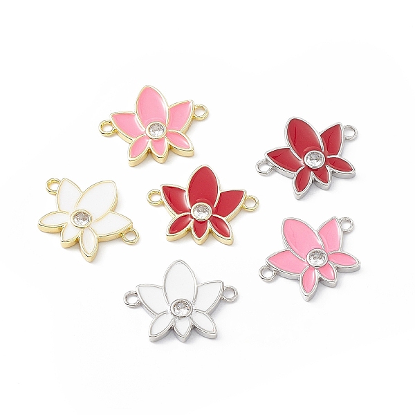 PandaHall Rack Plating Brass Pave Clear Cubic Zirconia Connector Charms, Lotus Flower Links, with Enamel, Long-Lasting Plated, Lead Free &..., Multicolor
PandaHall Rack Plating Brass Pave Clear Cubic Zirconia Connector Charms, Lotus Flower Links, with Enamel, Long-Lasting Plated, Lead Free &..., Multicolor