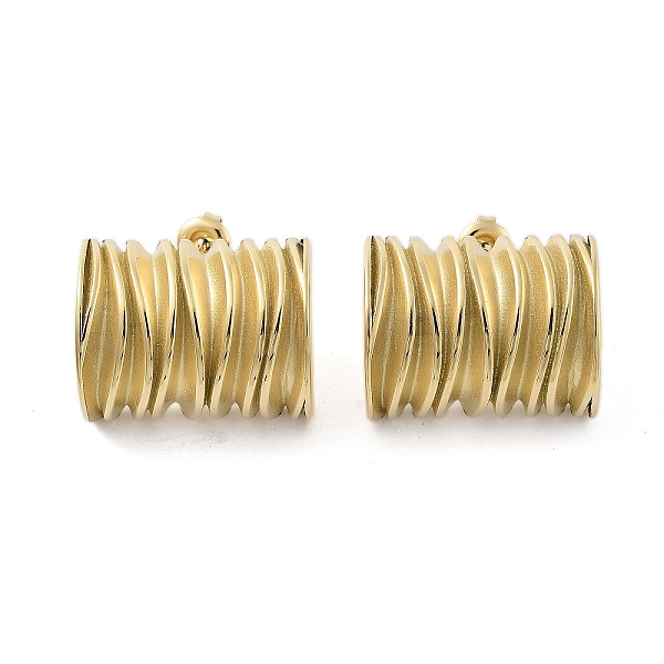 PandaHall Twist Column 304 Stainless Steel Stud Earrings, Half Hoop Earrings, Real 14K Gold Plated, 20x25mm 304 Stainless Steel Column
PandaHall Twist Column 304 Stainless Steel Stud Earrings, Half Hoop Earrings, Real 14K Gold Plated, 20x25mm 304 Stainless Steel Column