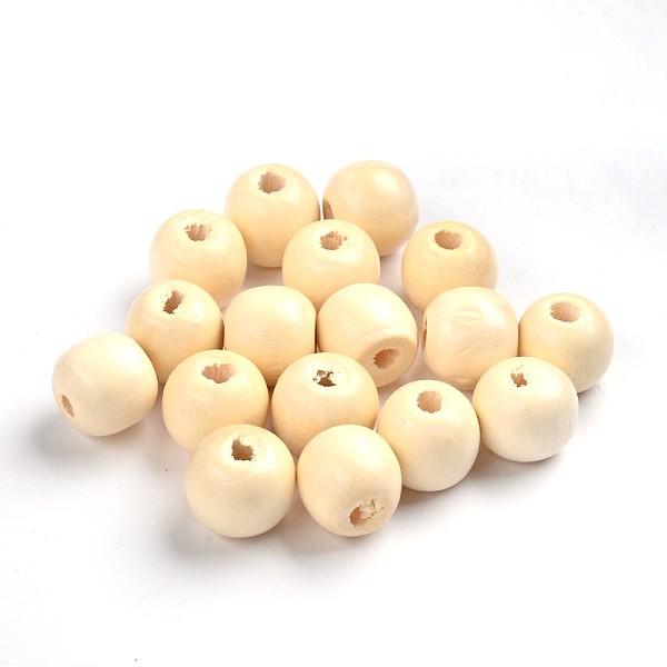 PandaHall Dyed Natural Wood Beads, Round, Nice for Children's Day Gift Making, Lead Free, Antique White, 14x13, Hole: 4mm, about...
PandaHall Dyed Natural Wood Beads, Round, Nice for Children's Day Gift Making, Lead Free, Antique White, 14x13, Hole: 4mm, about...