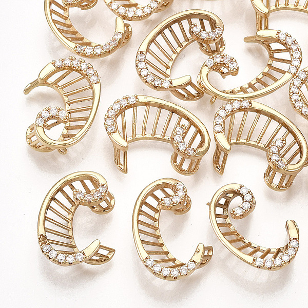 PandaHall Brass Pendants, with Cubic Zirconia, Ladder, Clear, Real 18K Gold Plated, 19x12x6mm, Hole: 0.8mm Brass+Cubic Zirconia Others Clear
PandaHall Brass Pendants, with Cubic Zirconia, Ladder, Clear, Real 18K Gold Plated, 19x12x6mm, Hole: 0.8mm Brass+Cubic Zirconia Others Clear
